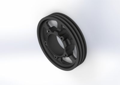 3D Model from scan data of Automotive Pulley